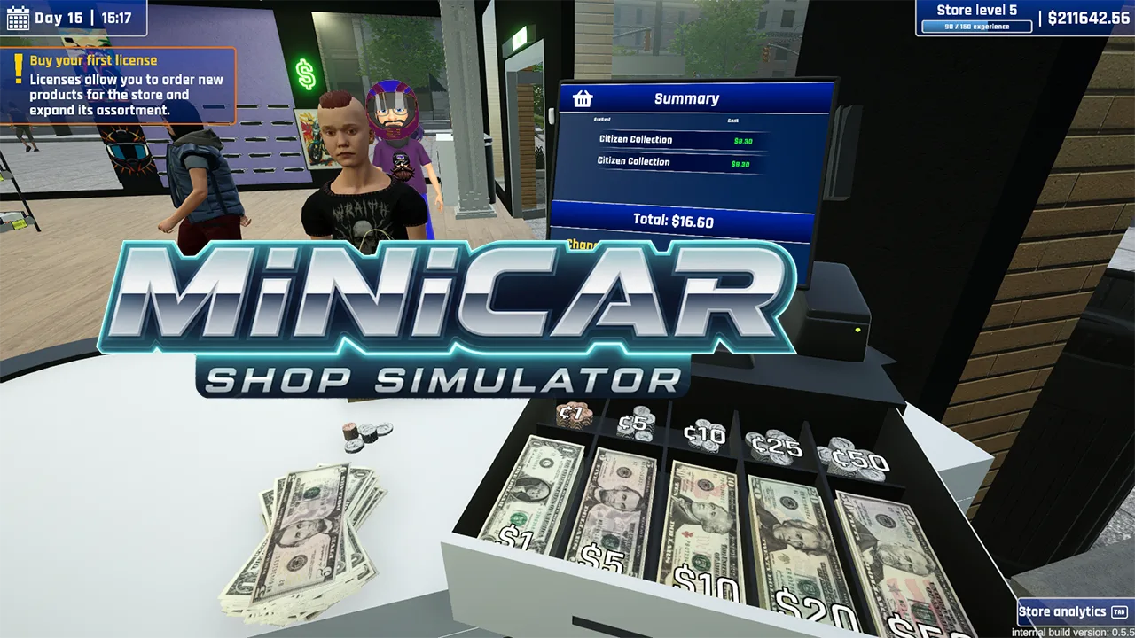 Minicar Shop Simulator